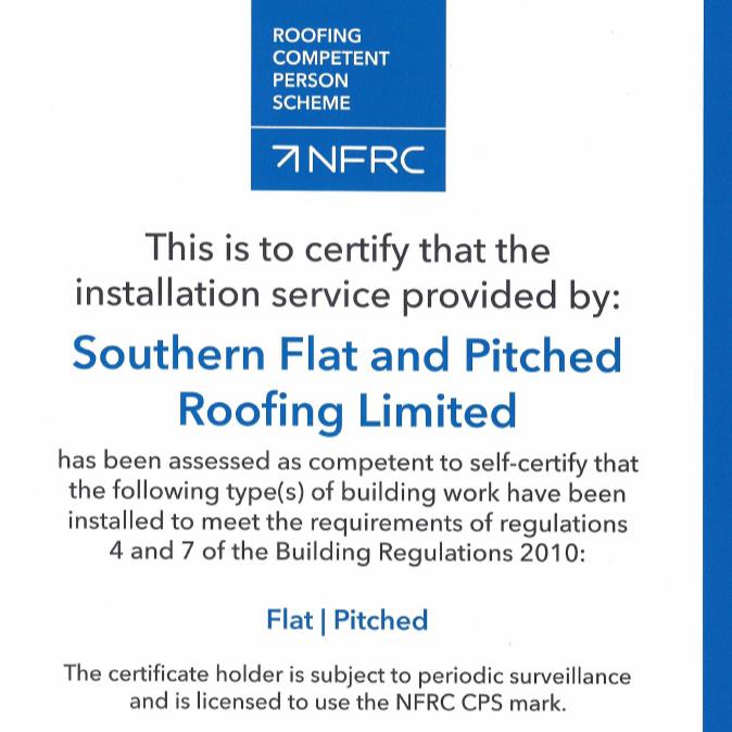 NFRC Roofing Competence Person Scheme