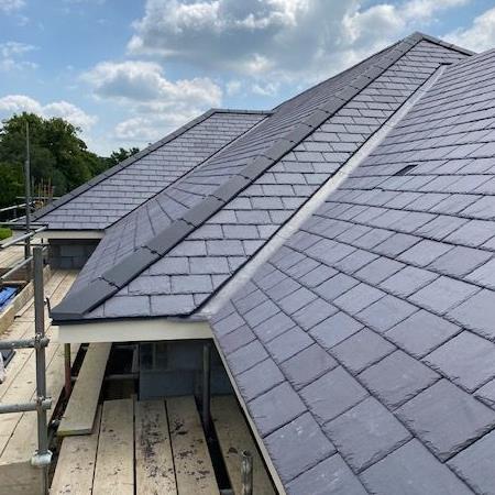 Beautiful Natural Welsh Slate Roof in Guilford