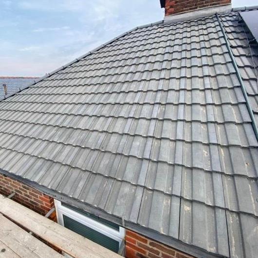 Large interlocking Marley roof tile