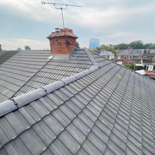 Large interlocking Marley roof tile