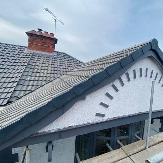 Large interlocking Marley roof tile