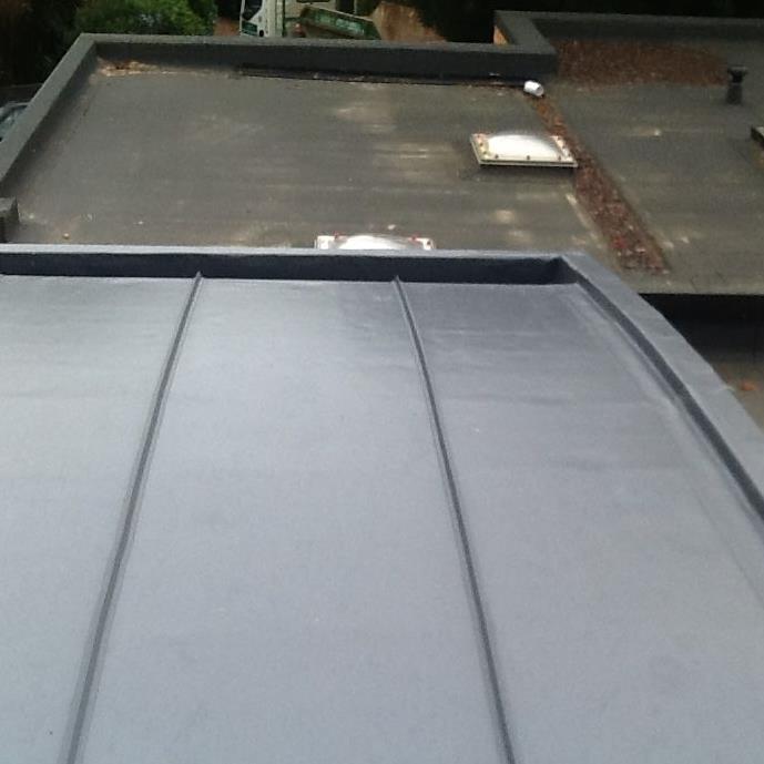 Single Ply Membrane Curved Roof