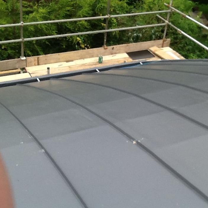 Single Ply Membrane Curved Roof