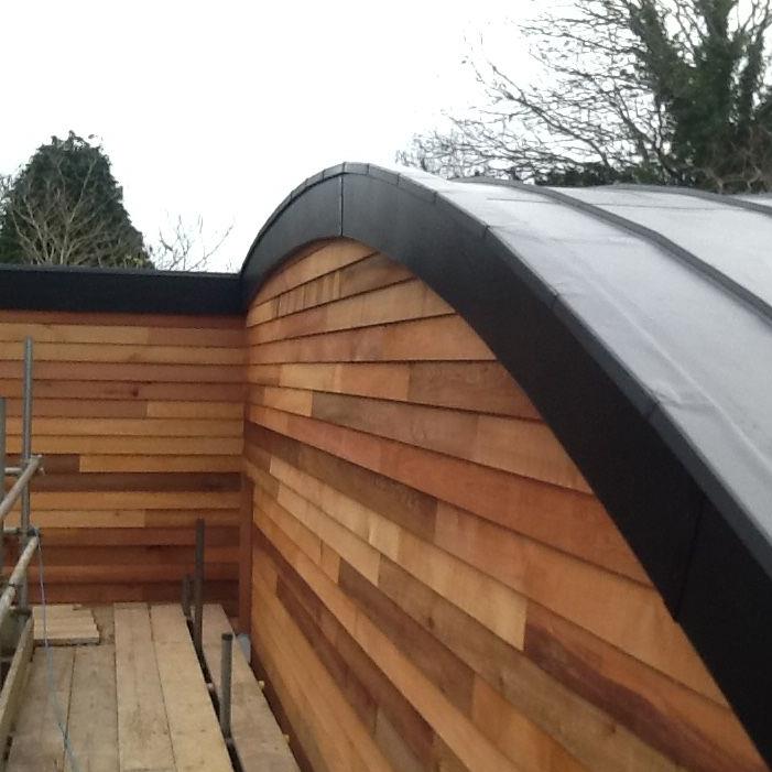 Single Ply Membrane Curved Roof