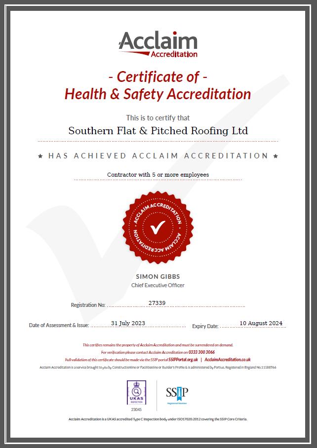 SSIP Health and Safety Accreditation